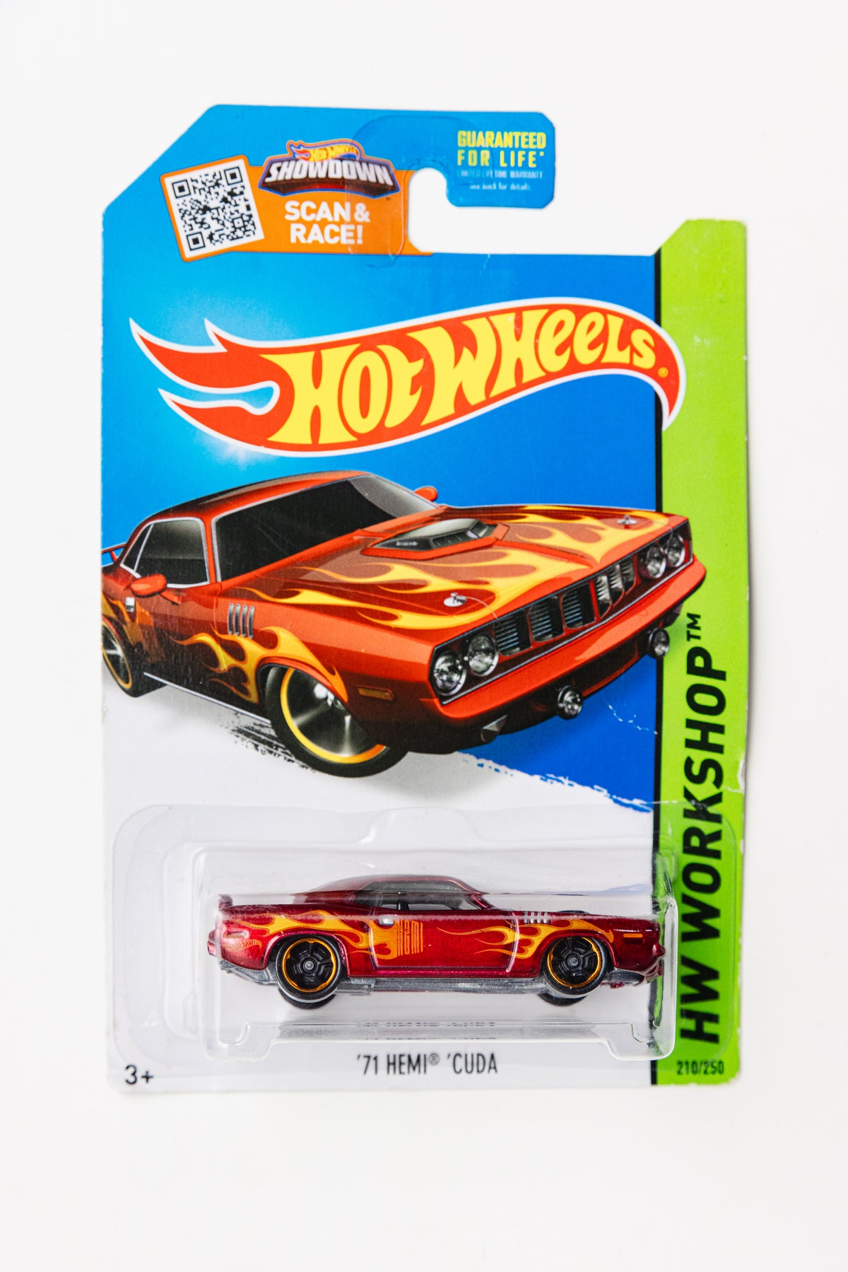 '71 Hemi Cuda - HW Workshop (Damaged Card)