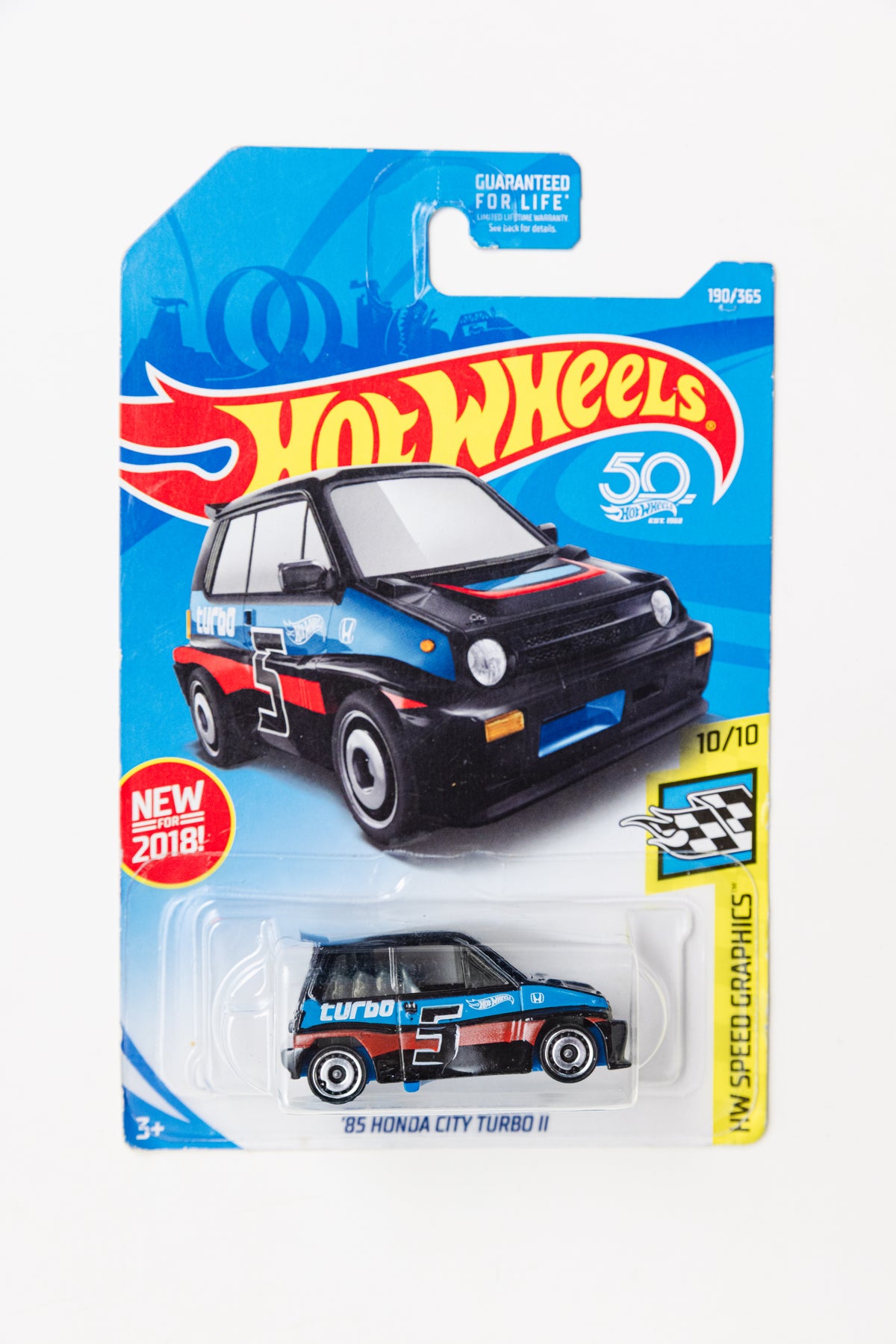 '85 Honda City Tubro II - HW Speed Graphics (Damaged Card)