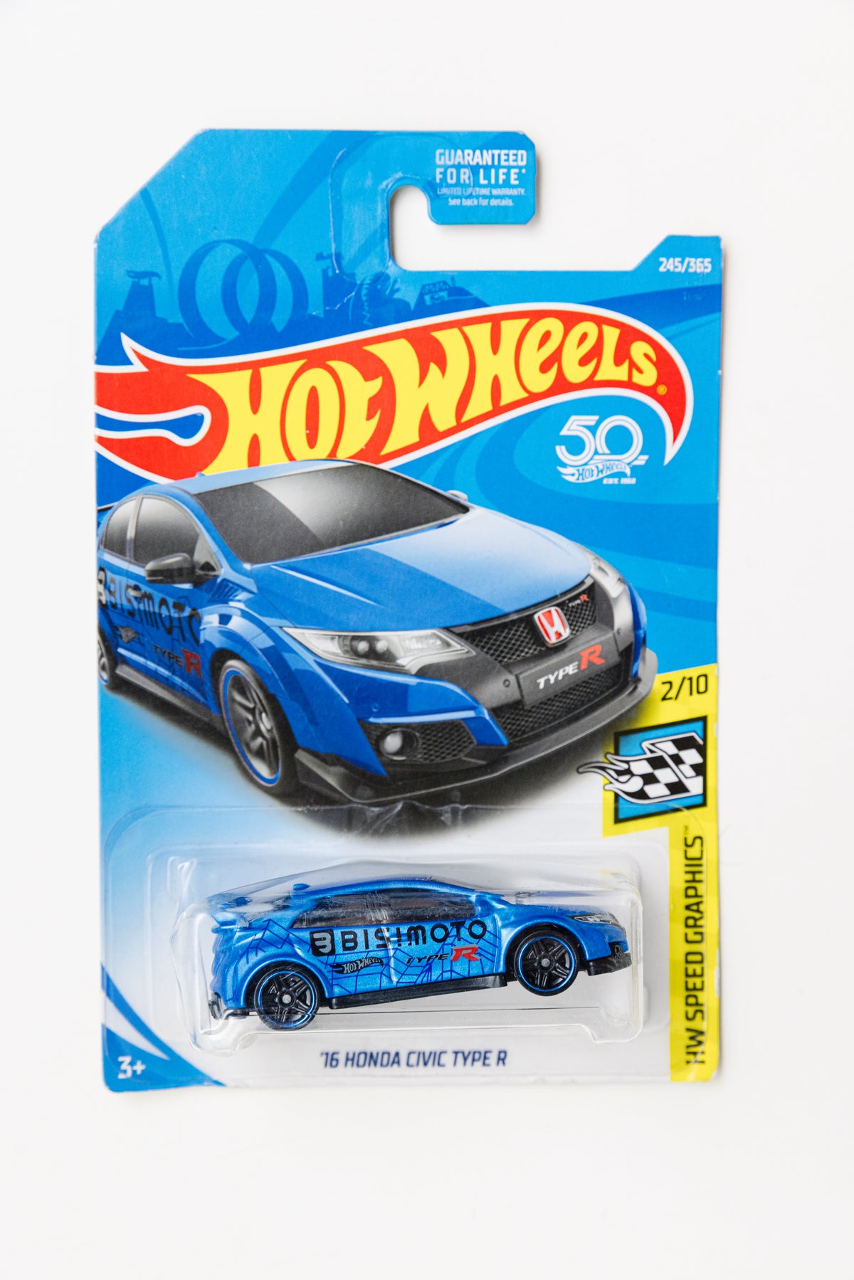 '16 Honda Civic Type R - HW Speed Graphics (Damaged Blister+Card)