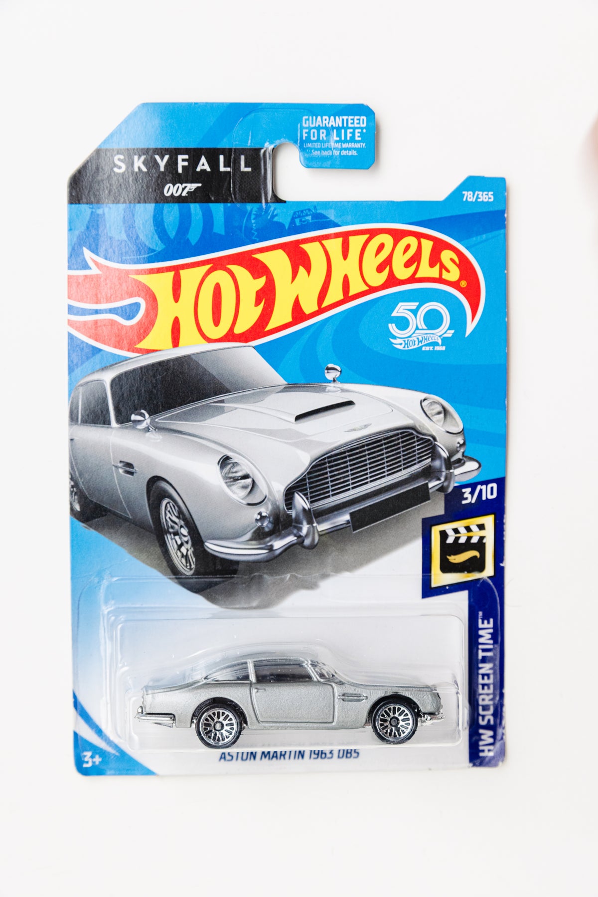 Aston Martin 1963 DB5 - HW Screen Time (Damaged Blister+Card)