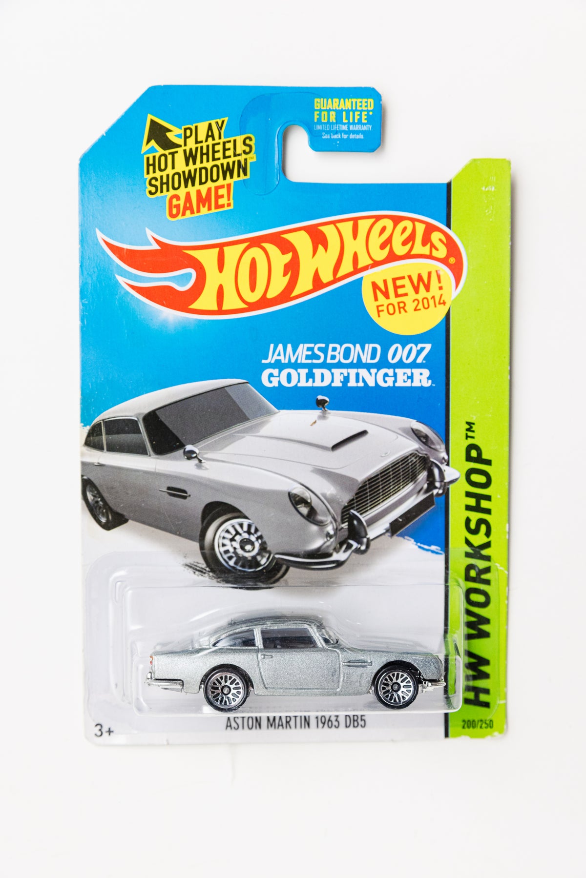 Aston Martin 1963 DB5 - HW Workshop (Damaged Blister+Card)