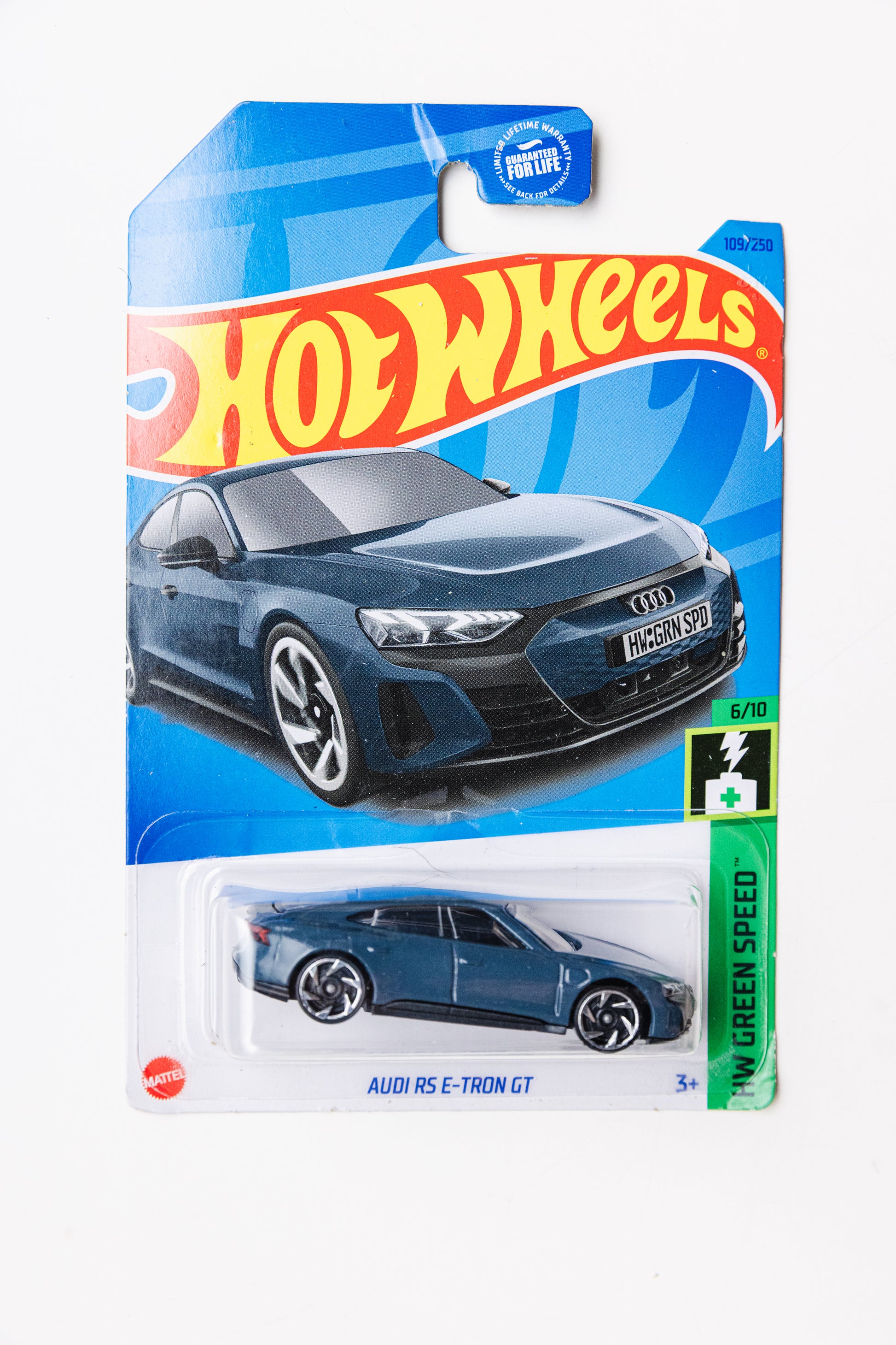 AUdi RS E-Tron GT - HW Green Speed (Damaged Card)