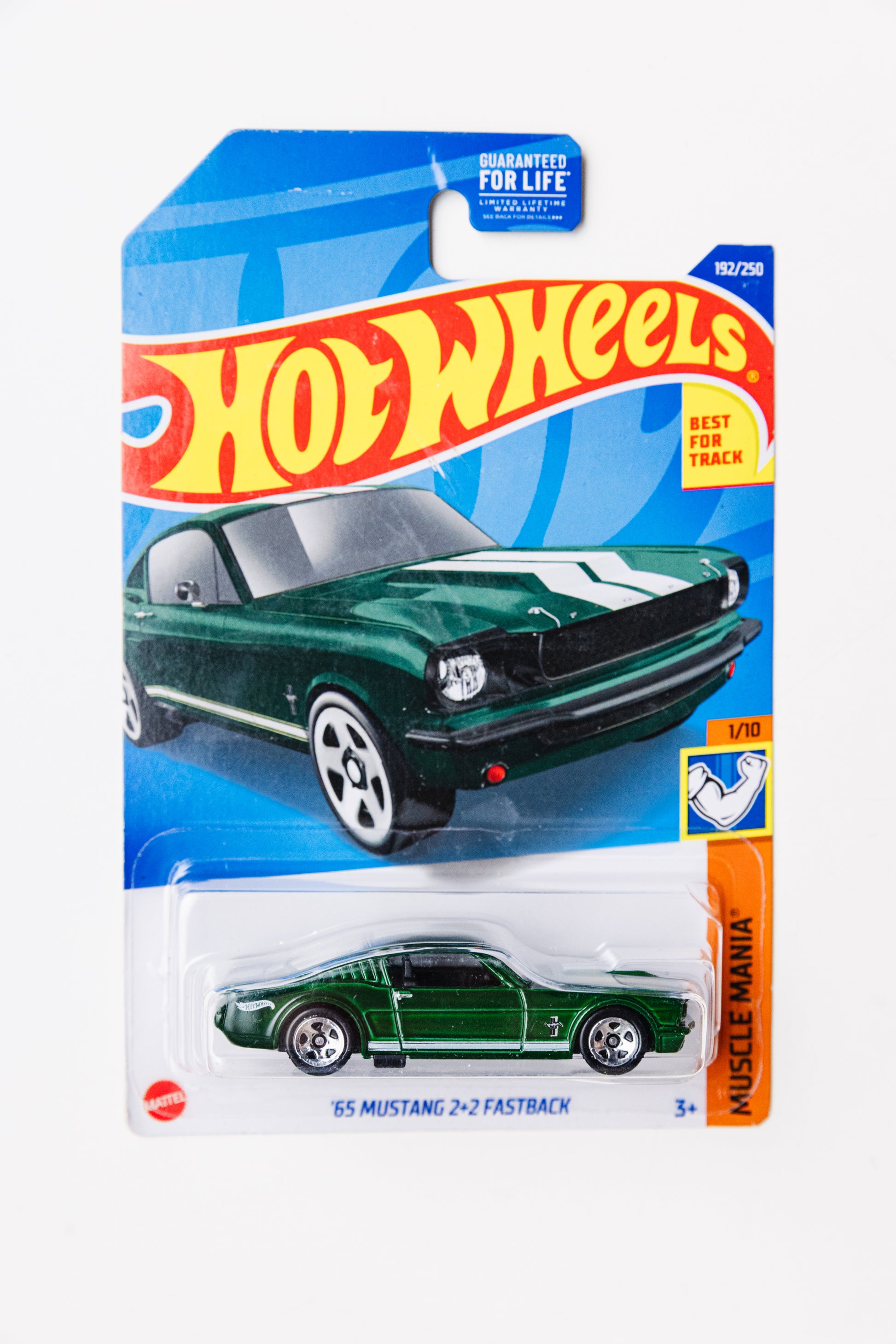 '65 Mustang 2+2 Fastback - Muscle Mania (Damaged Card)
