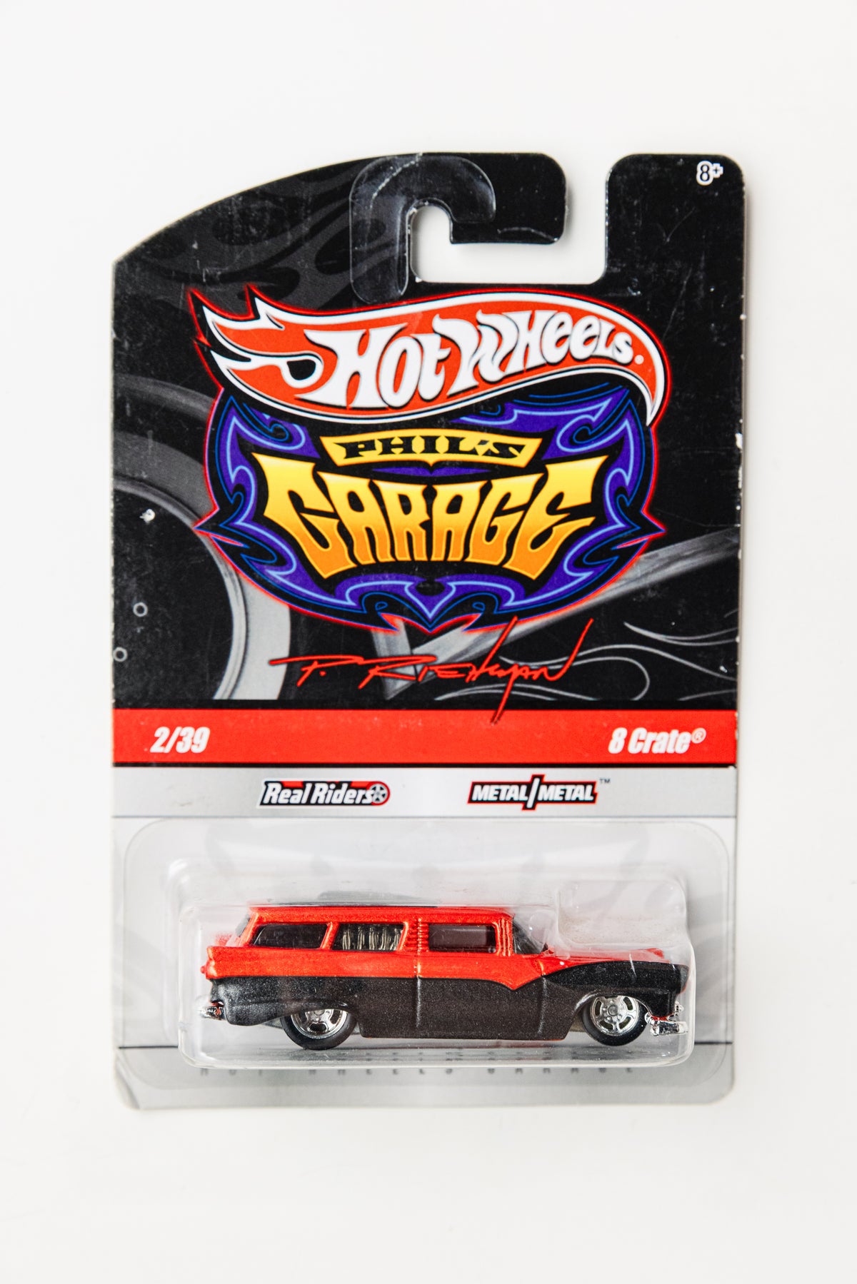Phil's Garage 8 Crate (Damaged Blister+Card)