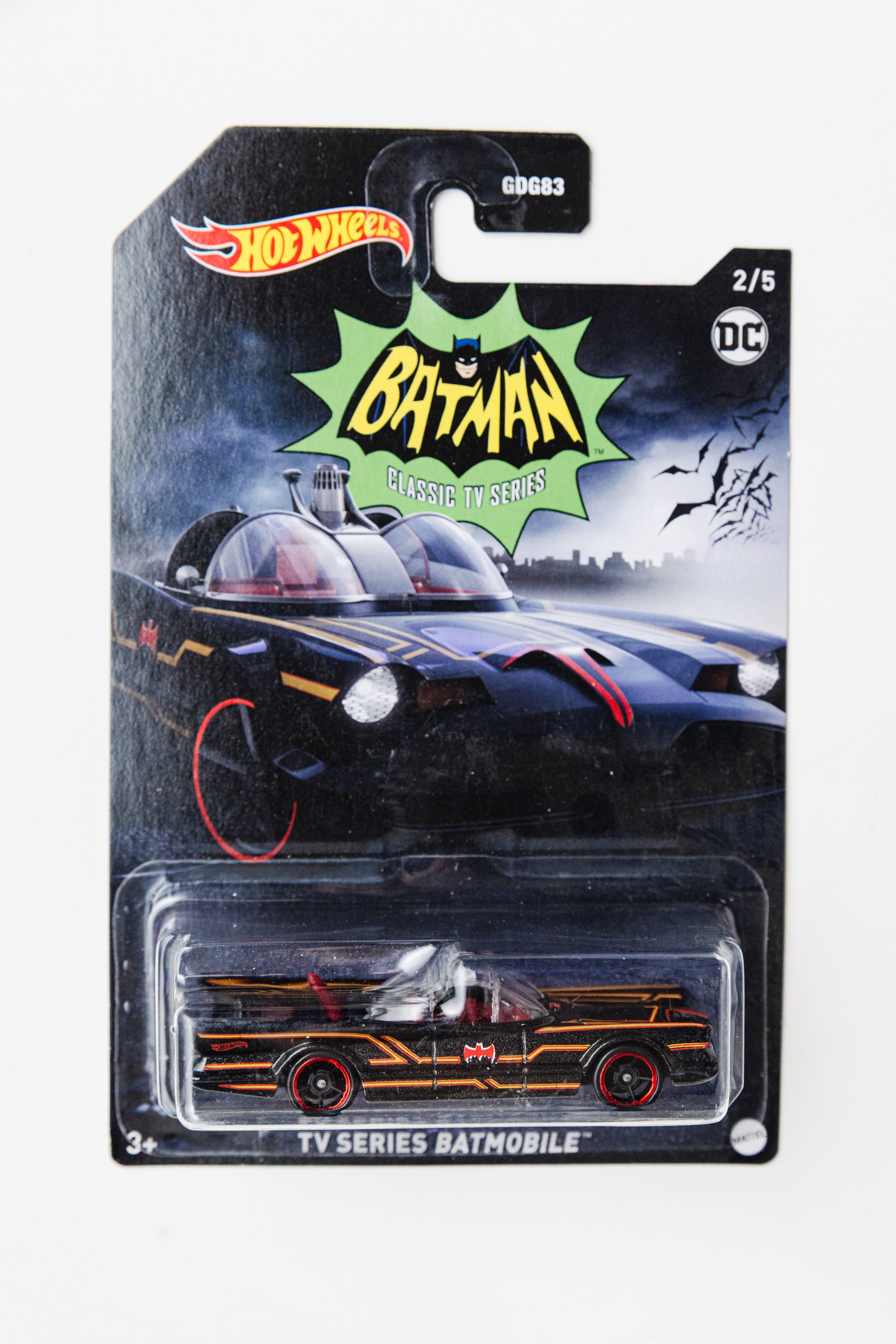 Batman TV Series Batmobile - 2/5 (Damaged Blister)