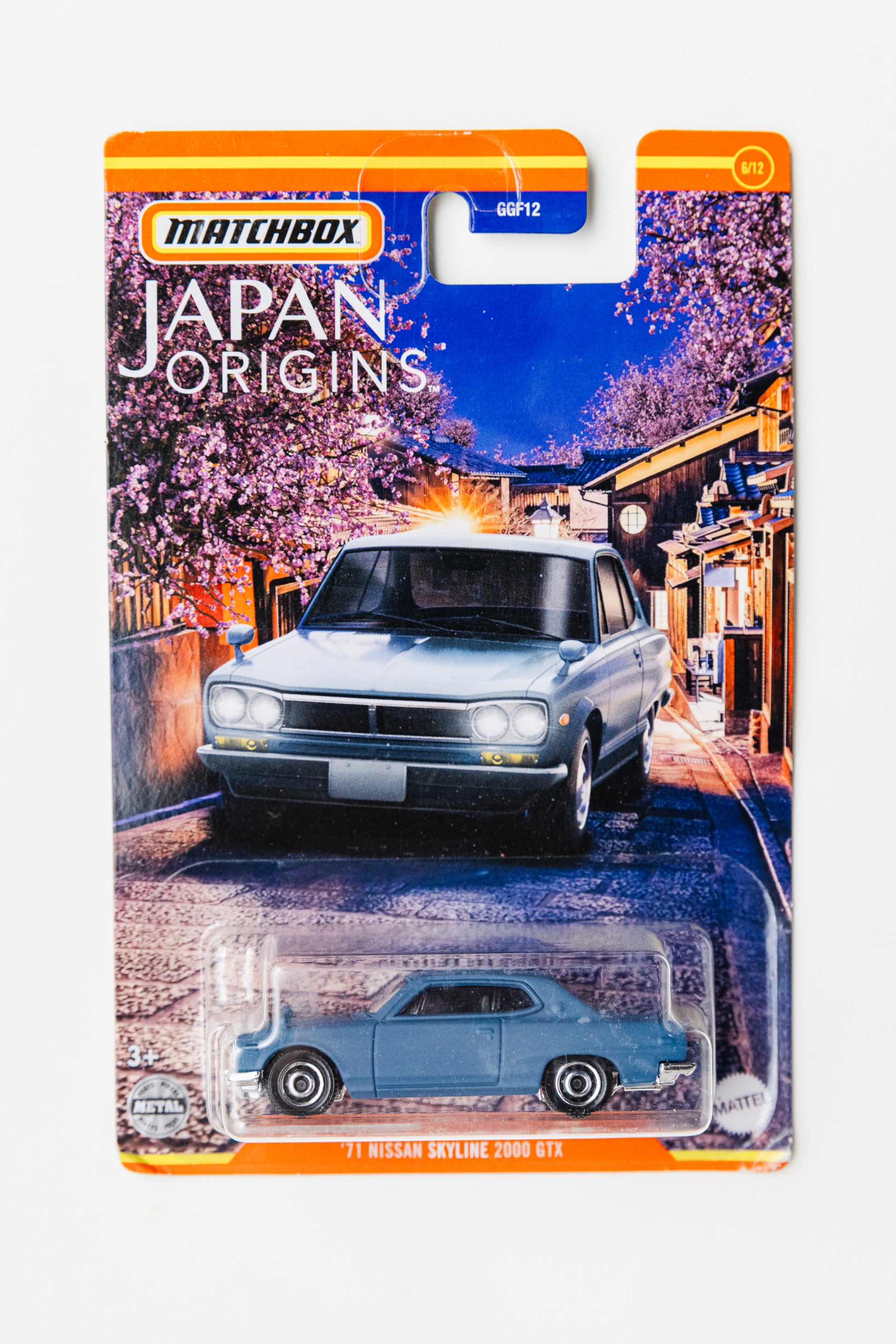 Matchbox Japan Origins '71 Nissan Skyline 2000 GTX - 6/12 (Soft Corners)