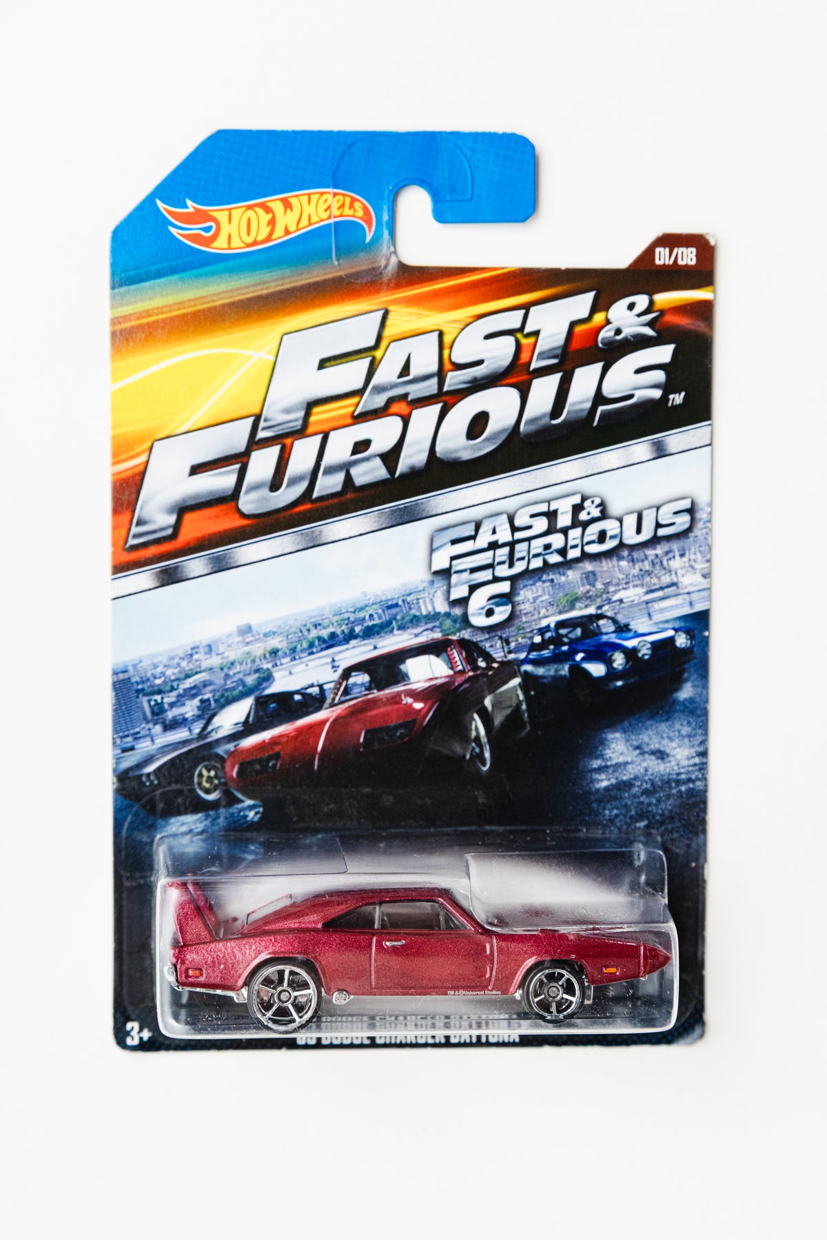 Fast & Furious '69 Dodge Charger Daytona - 1/8 (Damaged Card)