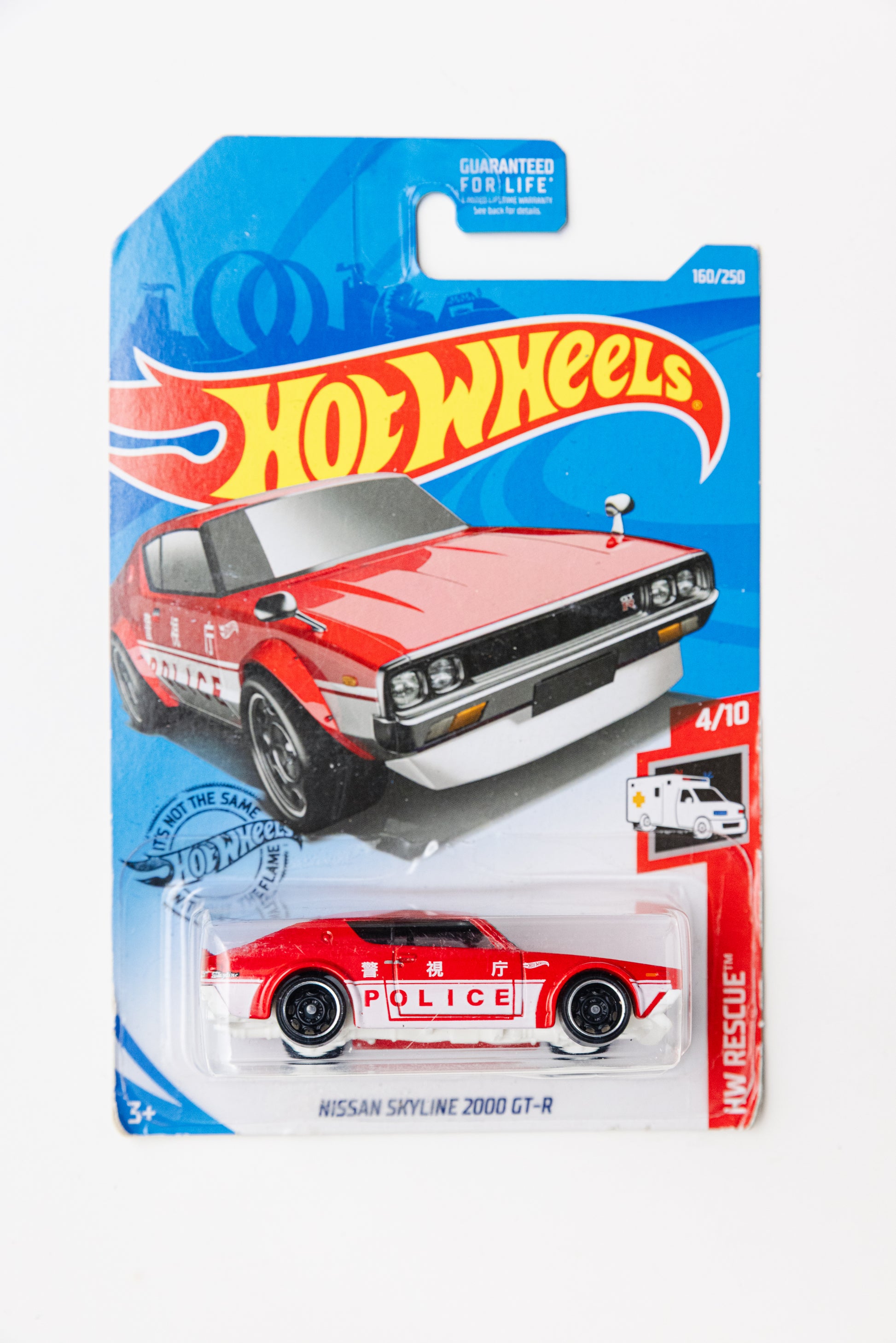 Nissan Skyline 2000 GT-R - HW Rescue (Damaged Card)