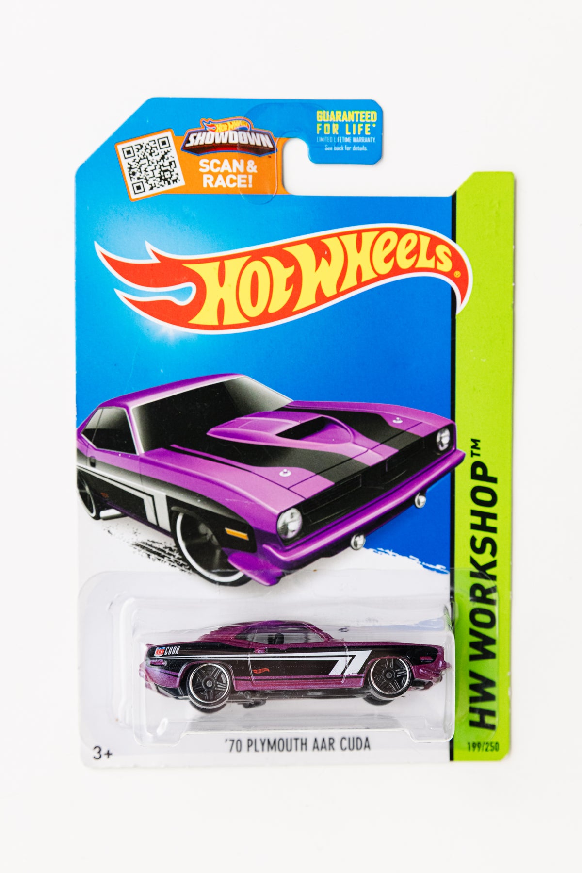 '70 Plymouth AAR Cuda - HW Workshop (Damaged Card)