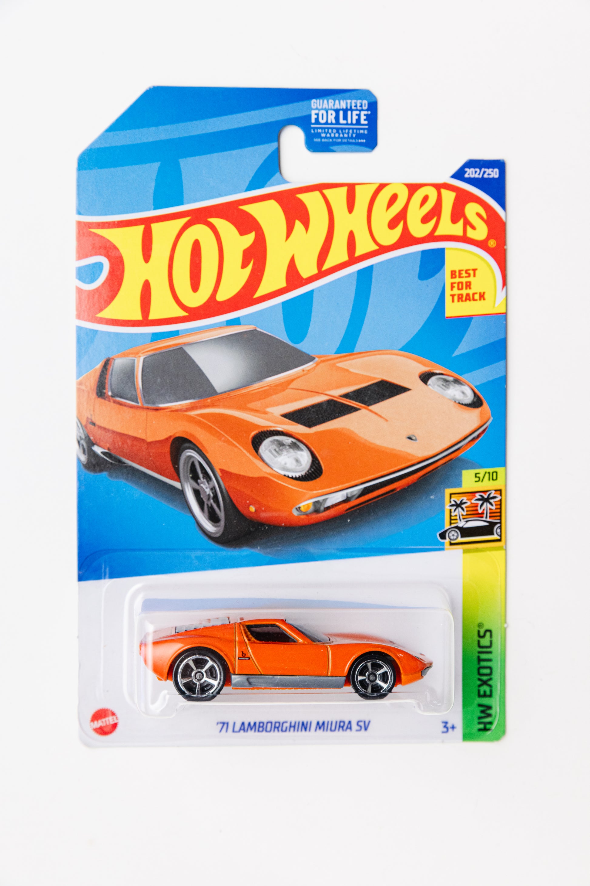 '71 Lamborghini Miura SV - HW Exotics (Damaged Card)