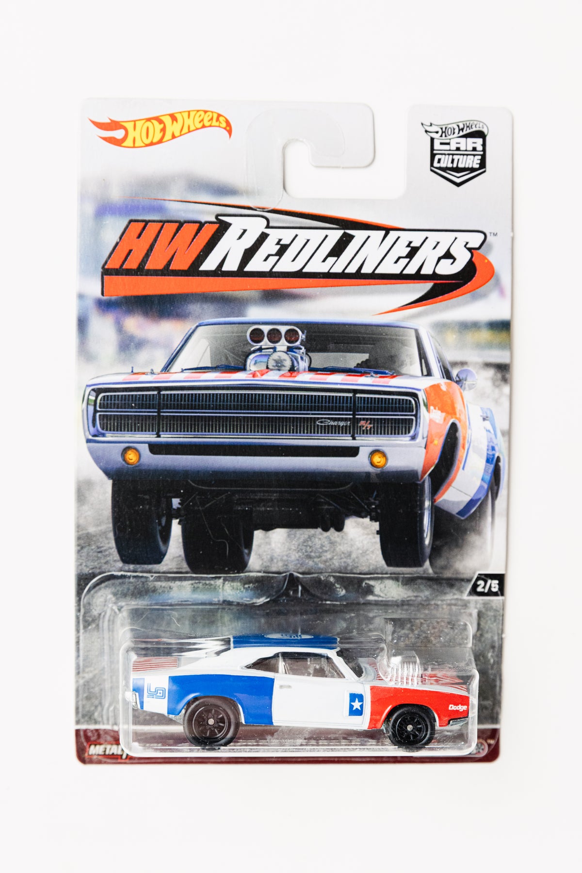 HW Redliners '70 Dodge Charger R/T -2/5 (Damaged Blister+Card)