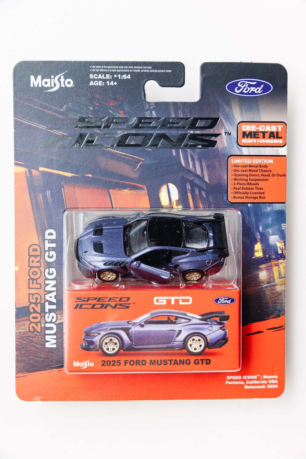 Speed Icons 2025 Ford Mustang GTD - Maisto