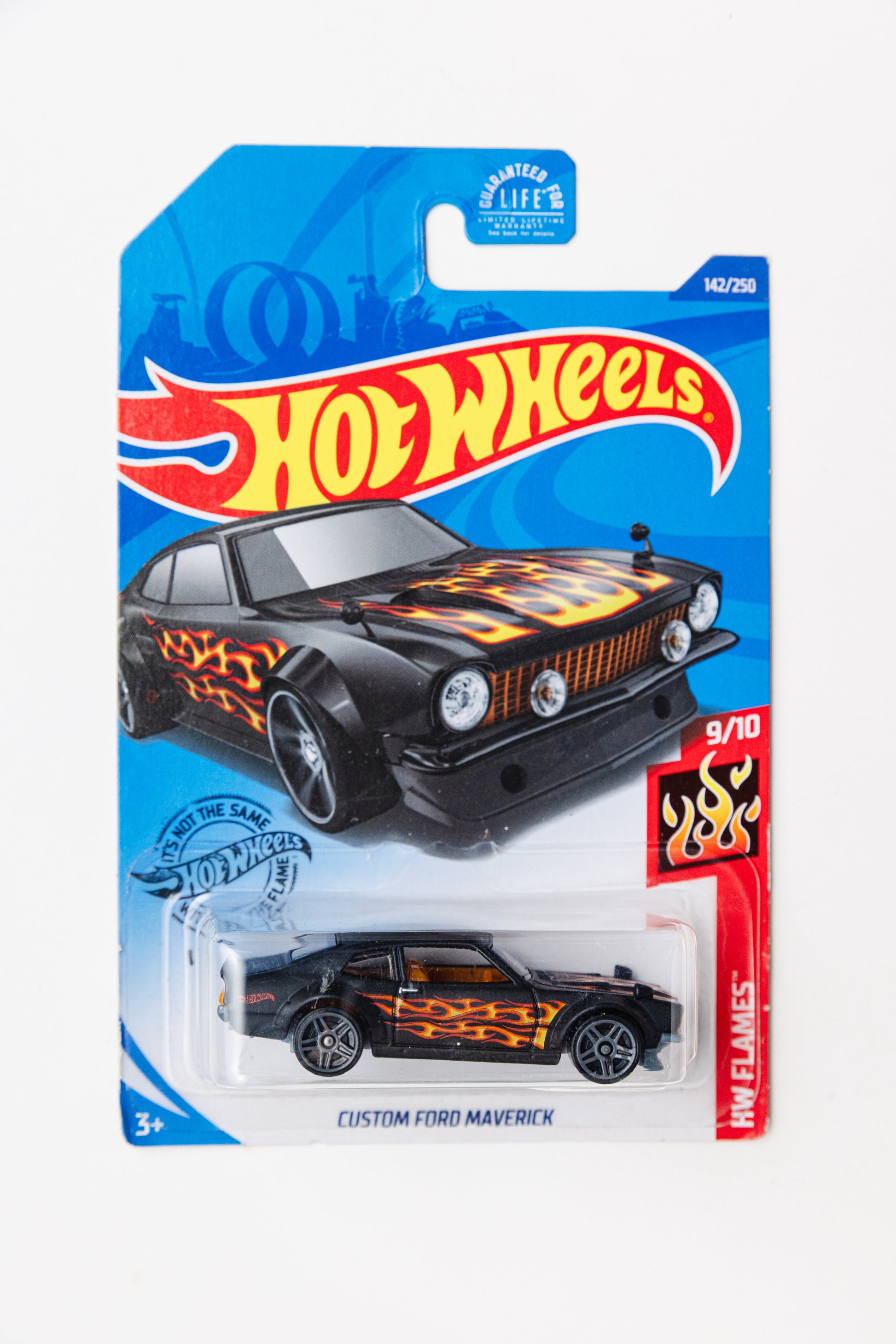 Custom Ford Maverick - HW Flames (Damaged Card)