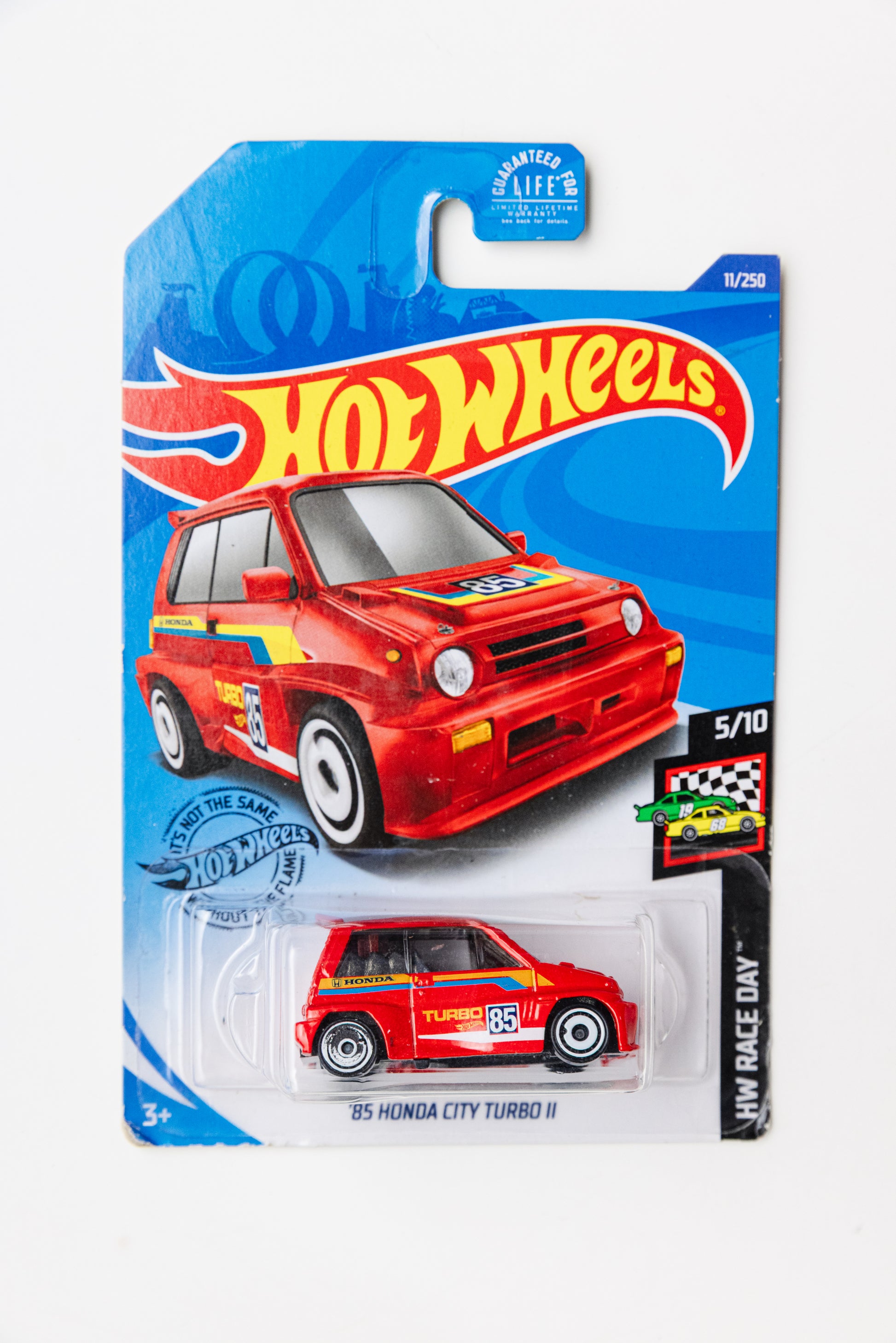 '85 Honda City Turbo II (Wheel ERROR) - HW Race Day (Damaged Card)