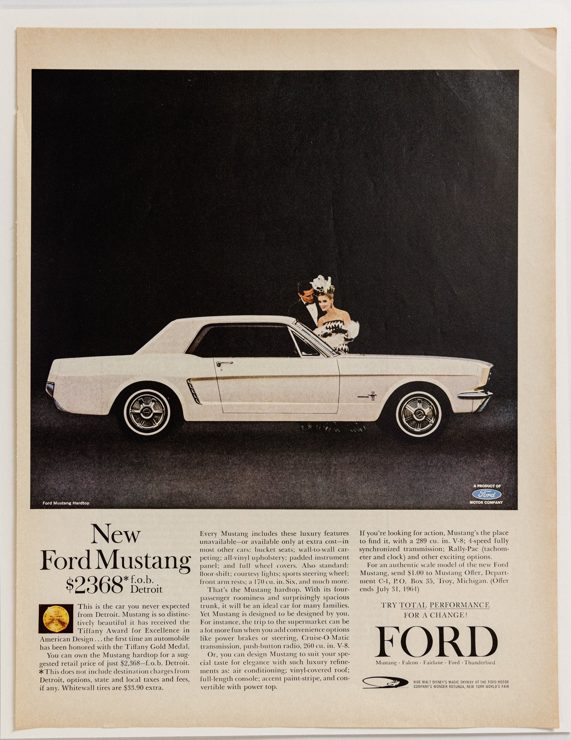 Vintage Ad - Ford Mustang
