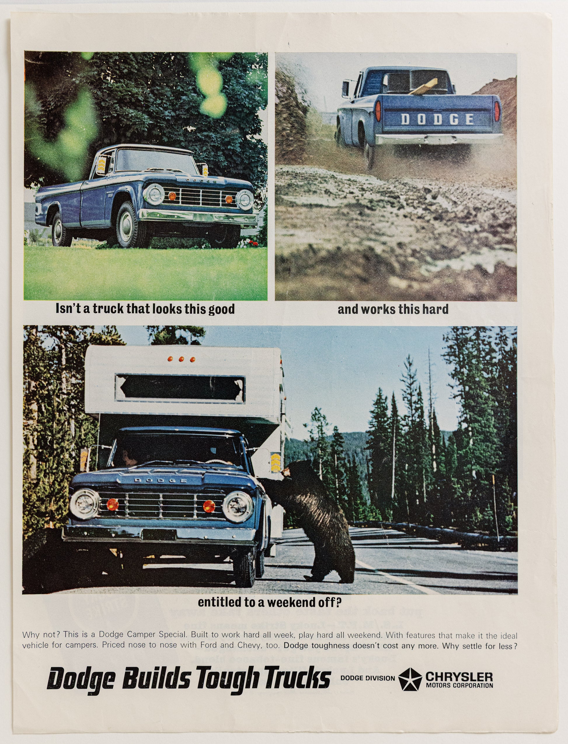 Vintage Ad - Dodge Tough Trucks